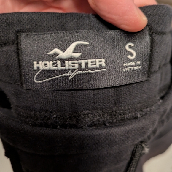 Hollister Black Jogger Sweatpants with Reflective Trim - Picture 5 of 5